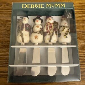 Debbie Mumm Snowman Cheese Spreaders